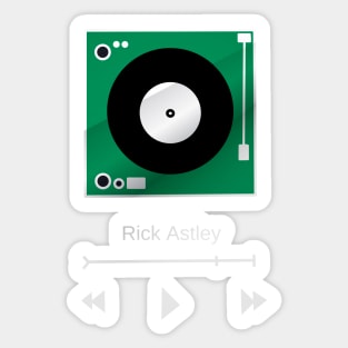 rick astley Sticker